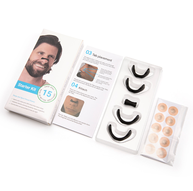 Healthy Living Anti-Snore Magnetic Nasal Strips Nose Patch Kit Nasal Nose Dilator Nose Expander for Sleep