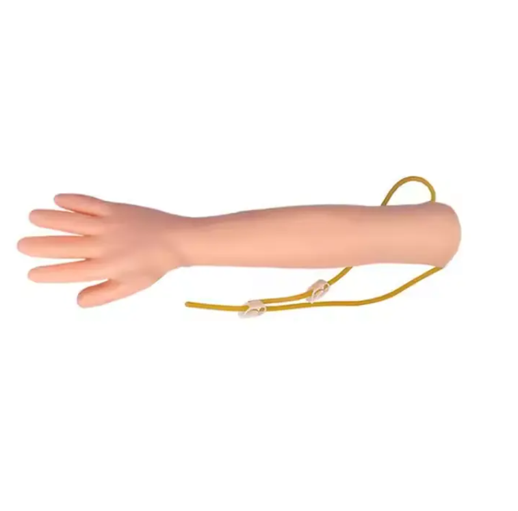 For School Training and Teaching IV Artificial Human Intradermal Injection Hand Piercing Simulator Kit Venipuncture Arm Model