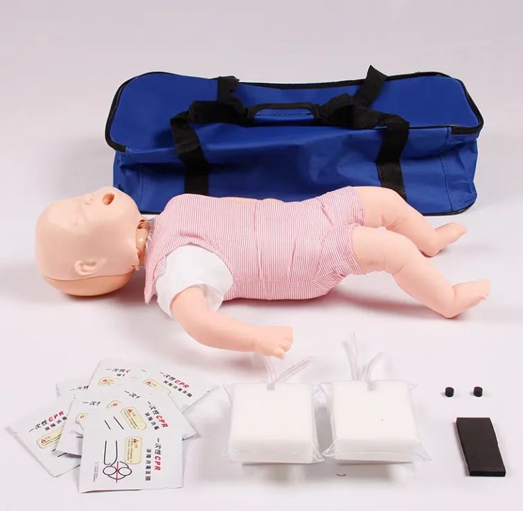 2025 New KRC Medical Science CPR 150 Baby First Aid Training Doll Infant CPR and Airway Obstruction Training Manikin Model