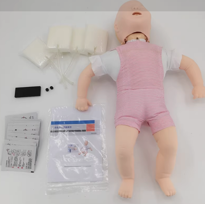 2025 New KRC Medical Science CPR 150 Baby First Aid Training Doll Infant CPR and Airway Obstruction Training Manikin Model