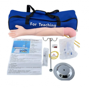 For School Training and Teaching IV Artificial Human Intradermal Injection Hand Piercing Simulator Kit Venipuncture Arm Model
